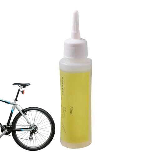 Lubricante para bicicletas,Lubricante para cadenas de bicicletas | Lubricante para cadenas de bicicleta resistente a altas temperaturas de 50 ml,Ayuda de mantenimiento portátil, lubricante para todas