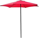 □ robuste und feste 6 Rippen unterstützen den Strandschirm.Die Belüftung an der Oberseite kann eine ausreichende Luftzirkulation gewährleisten, um eine kühle und angenehme Temperatur unter dem Regenschirm aufrechtzuerhalten.Die Belüftung hilft auch, sicherzustellen, dass der Regenschirm in der Brise stabil bleibt.