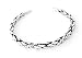 Produktbild Sterling Silber Herren Armreif Armreif aus massivem 925 Sterling Silber geflochten