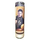 Jensen Ackles Devotional Prayer Saint Candle