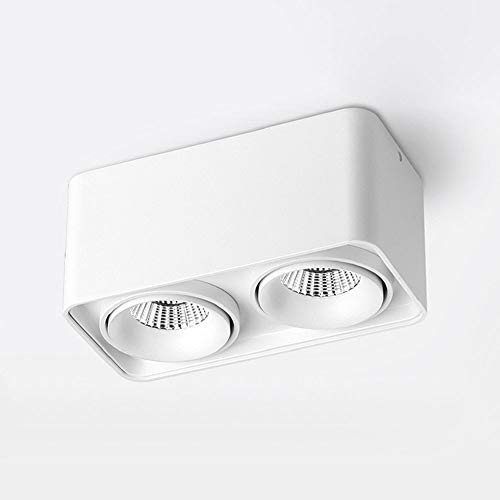Focos LED cuadrados Blanc para dar una luz cálida y acogedora a tu pasillo