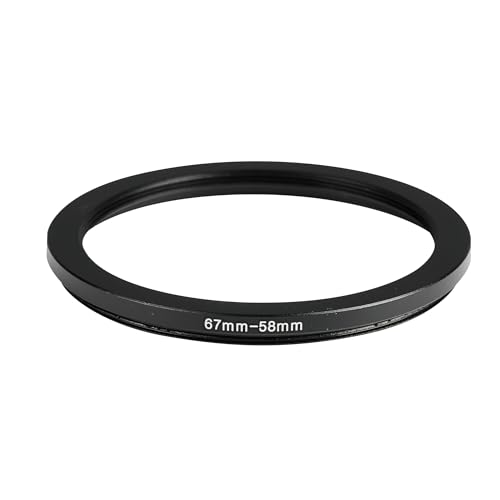 Image of 67-58mm Step-Down Ring Adapter, 67mm to 58mm Step Down Filter Ring for 62mm Lens Install 58mm ND CPL UV Camera Lens Filter(67mm-58mm)