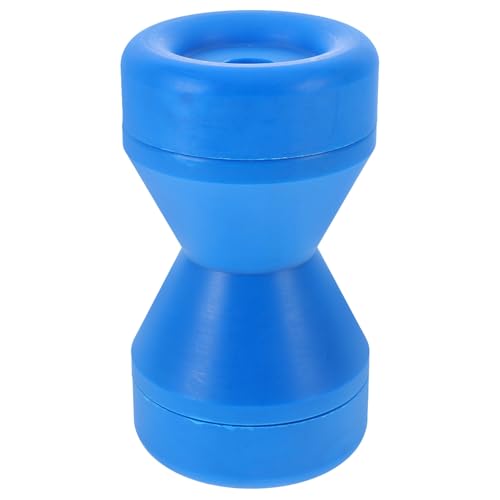 Roue à rouleaux bleue pour remorque de bateau et loisirs nautiques en plastique solide 15 mm