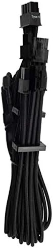 CORSAIR CP-8920243 Premium Individually Sleeved PCIe (Single Connector) Cables  Black, 2 Year Warranty