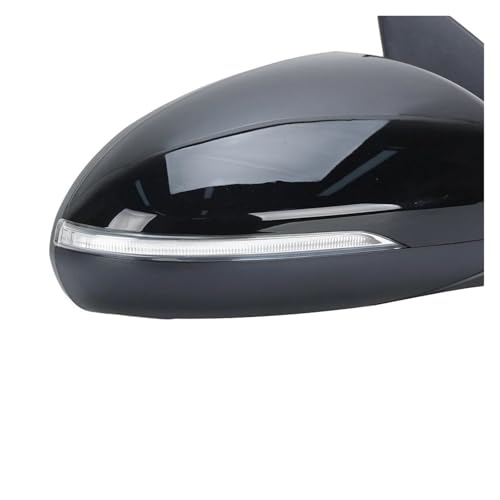 Rétroviseur extérieur noir pour Kia Optima 2016-2018 côté gauche avec clignotant intégré 5 broches