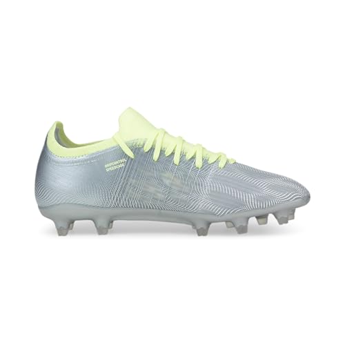 PUMA PUMA Women's Technical Sport Shoe Soccer, Diamond Silver Fizzy Light, 7.5