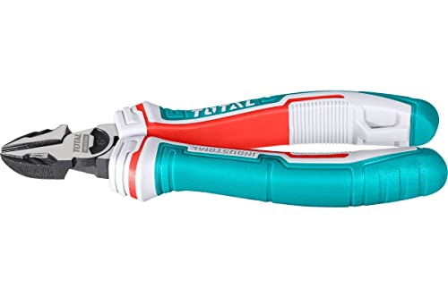 Alicates diagonales de gran efecto. Longitud 160 mm. Total by Inco.