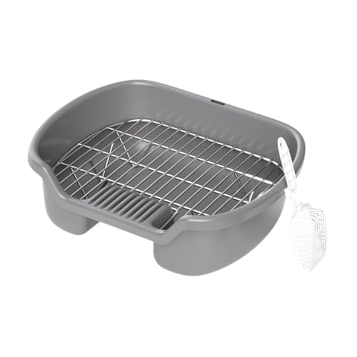 MYCENSE Pet Training Toilet Dog Litter Pan Training Pad Holder Easy to Clean with Scoop Potty Tray for Small and Medium Dog