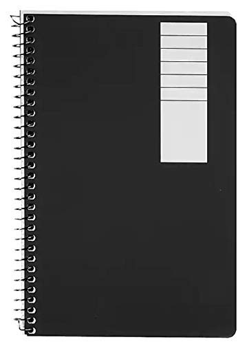 1Intheoffice 1-Subject Wirebound Notebook, College Ruled, 80 Sheets, Spiral Notebook 5X7, 7 3/4" X 5", 6/Pk (6) #TOP2