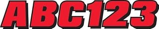 ATV&UTV Replace Parts & Accessories for Hardline Series 320 Registration Kit Red for Black Mod-BBM45-FV7050