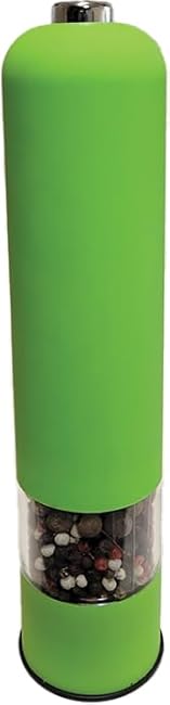 Electric Salt and Pepper Grinder - One-Handed Battery Operated Kitchen Spice Grinder for Home, Best Electric Pepper Mill Grinder, TikTok Electric Salt and Pepper Shaker. (Green)