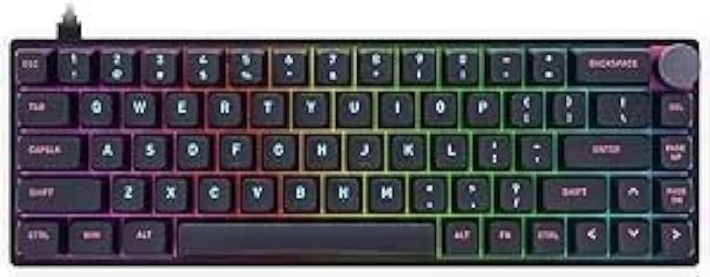 Amazon | Keecipal Skyloong GK68 ゲーミングキーボード NKRO