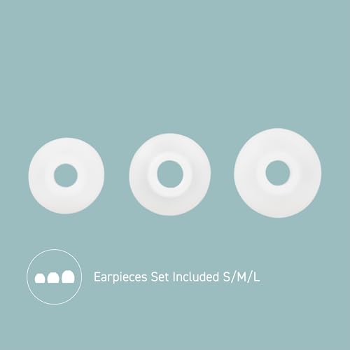 Image of Panasonic ErgoFit Wired Earbuds, in-Ear Headphones with Microphone and Call Controller, Ergonomic Custom-Fit Earpieces (S /M /L), USB-C Compatible - RP-TCM325-W- (White)