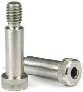 Socket Head Shoulder Screw, 3/8 inch x 5/8 inch, 18-8 Stainless Steel, 5/16-18 Thread Size (Quantity: 25 pcs), Shoulder Diameter: 3/8 inch, Shoulder Length: 5/8 inch, Coarse Thread