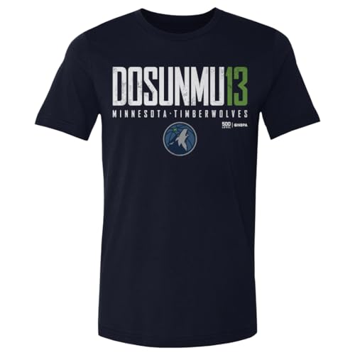 500 LEVEL Ayo Dosunmu Minnesota Timberwolves Elite Shirt (True Navy, Large)
