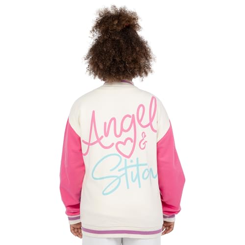 Disney Stitch Jacket For Girls | Lilo And Stitch Girls Jacket | Angel Varsity Jacket4