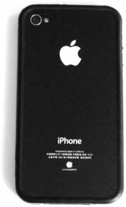 Chivel (TM) Black Transparent Clear Protector Bumper Frame Case Cover for Apple Verizon At&t Sprint iPhone 4S iPhone 4