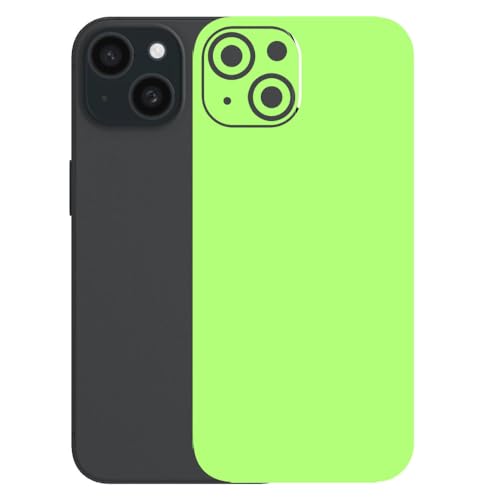 Image of AtOdds - Compatible for iPhone 15 - Mobile Back Skin Sticker - Lamination - Back Screen Guard Protector Film Wrap (Coverage - Only for Back & Camera) (Design - Dark Glow)