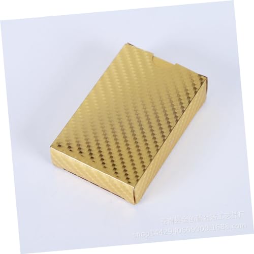 Toyvian 3sätze wasserdichte Gold Foil Pokerkarten Schimmernde Spielkarten Für Unterhaltung Spielzeug Für Home Bar Und Büro – Bild 5
