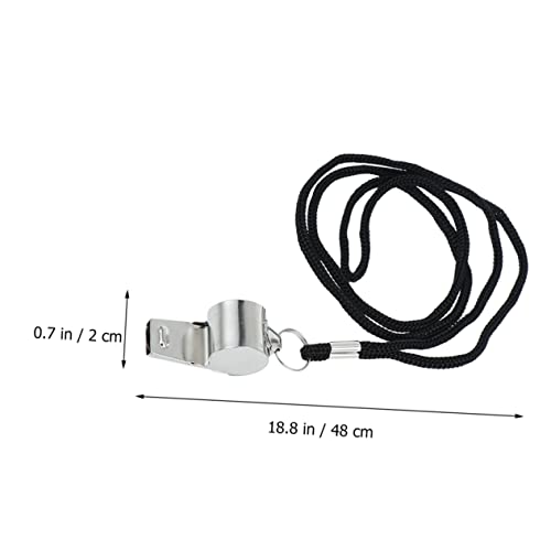Silbatos metálicos para árbitro 4 piezas miniatura 3