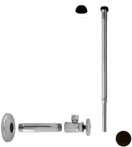 212 Main 5 in. IPS x .38 in. x 12 in. Round Handle Corrugated Riser Kit - Oil Rubbed Bronze