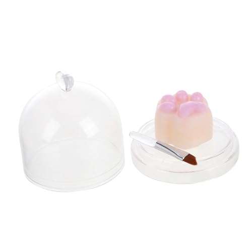 Beatifufu Cute Cat Paw Shape Lip Moisturizer Cream Changing Lipstick