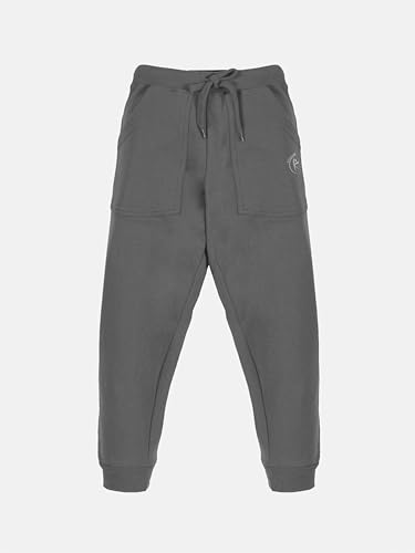 Image of KiddoPanti Boys Solid Fleece Track Pants | Cotton Poly Fleece Fabric | Ankle Length Bottom Rib | 2 Front Patch Pocket | Elastic Waist & Drawcord | Jogger Track Pants for Boys