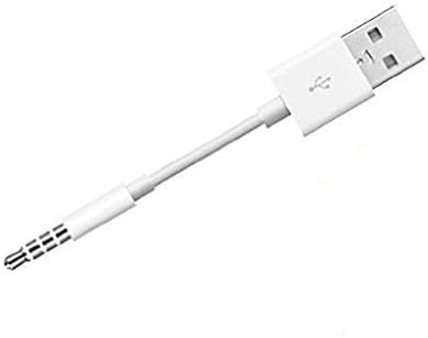 Tomota Duttek Mini USB Cable,10.5cm Length 3.5mm 2 in 1 USB Charger and SYNC Data Cable for Apple iPod Shuffle 3rd / 4th / 5th Generation