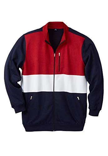 Image of KingSize Men's Big & Tall Full-Zip Fleece Jacket