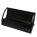 Visitenkarten-Etui Desktop Business Card Case Aluminium Desktop Business Card Display Aufbewahrungsbox, Große Kapazität, Kostenlose Beschriftung Visitenkartenbox (Color : Black-1)