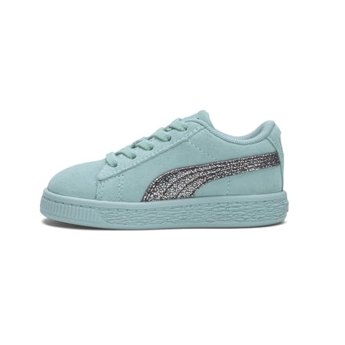 PUMA Toddler Girls Suede Aurora Lace Up Sneakers Shoes Casual - Blue3
