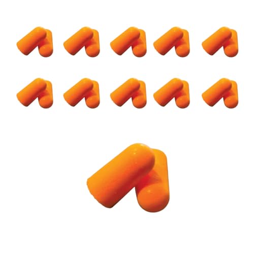 Kit 10 Pares Protetor Auricular de Espuma Moldável | Tampão de Ouvido para Dormir, Estudar, Viajar e Redução de Ruído | Abafador Contra Ronco - Pax Auris