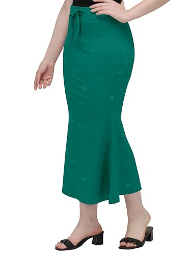 Image of Mehrang Stretchable Shimmer Saree Shapewear Petticoat for Women, Skirts for Women,Shape Wear Dress for Saree