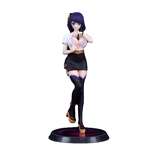 ENFILY Genshin Impact Figure Raiden Shogun Figure, 22 cm / 8.6 inches, Genshin Impact Raiden Shogun Figure Statue Cartoon PVC Figure Model Collector's Toy