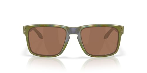 Image of Oakley Mens OO9244 Holbrook Low Bridge Fit Rectangular Sunglasses
