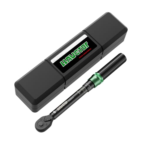 LLAVETOR 1/4 Dinamometrica, 5-25 NM Chiave Dinamometrica, Precisione ±3% con 72 Denti, Chiave Dinamometrica per Bici, Moto e Auto Manutenzione del Veicolo