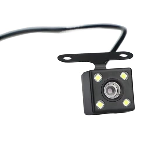 Car Backup Camera 5Pin Car Mounted Car DVR 4LED Rear View Camera 170° Motor Vehicle Mirror Dash Cam DVR Rear View Camera 2.5mm Waterproof Reverse Camera(Single Camera)