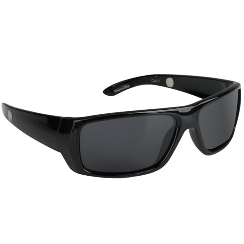 Wrap Around Polarized Sunglasses UV400 for Light Sensitivity