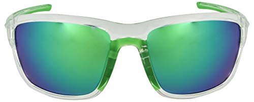 Polarized Fashion Design Sunglasses F-4334 - Excellent Quality Mirrored Lens, Wrap Frame Unisex Sunglasses