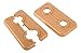 Produktbild Sanitop-Wingenroth Doppel-Klapprosette für Heizungsrohre | 15 mm oder Typ 1/4 '' | 2er-Set | Rosette | Abdeckung für Heizungsrohre | Buche | 19451 8