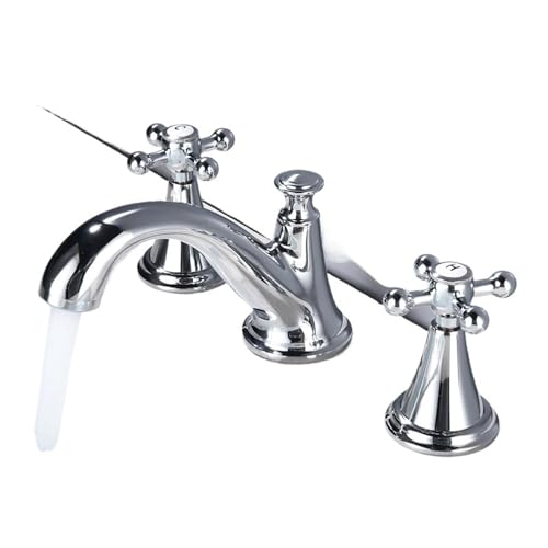 Robinet de lavabo de salle de bain haut de gamme finition noir mat et chrome bicolore