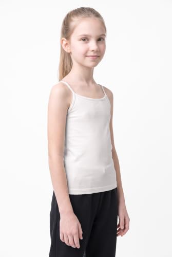 Image of Kurve Girl's Sleeveless Tank Top - Stretch Undershirts Cami Camisole, UV Protective Fabric, Rated UPF 50+ (Made in USA)