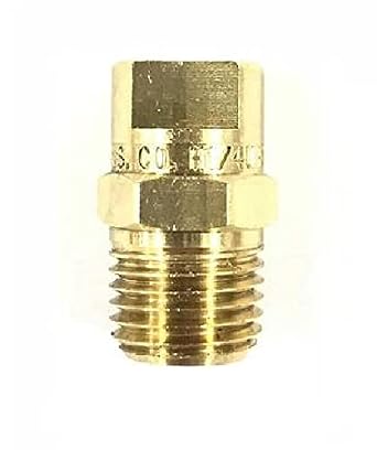 2 of TeeJet Veejet Brass Spray Tip Nozzle 1/4" MNPT for Boomless Nozzles H1/4U-0508HE
