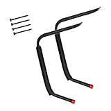 Aosekaa Kayak Storage Rack Kayak Hook Hanging Cradle Rack Wall Mounted Canoe Hanger for Snowboard Home Surfboard Tools, Red