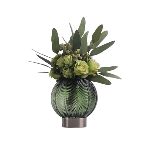Arrangement vase bureau et fausses fleurs de simulation pour exterieur et interieur - 2