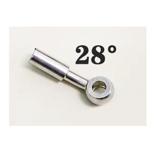 Cable trenzado hidráulico de alta resistencia con banjo de 8mm para frenos de moto 5