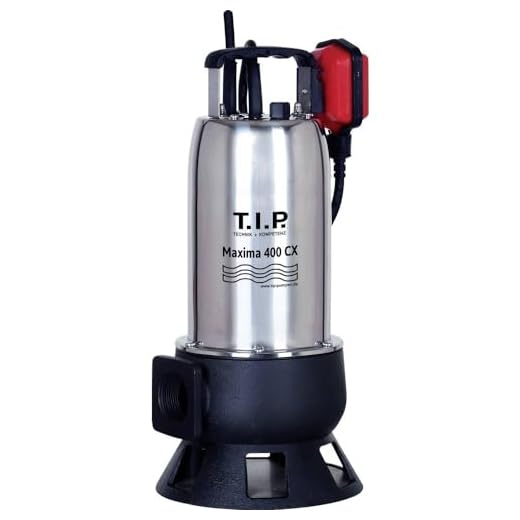 T.I.P. 30140 avloppsvatten dränkbar pump byggpump Maxima 400 CX, upp till 24 000 l/h flöde