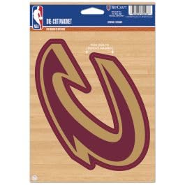 WinCraft NBA Cleveland Cavaliers Die Cut Logo Magnet, 6.25