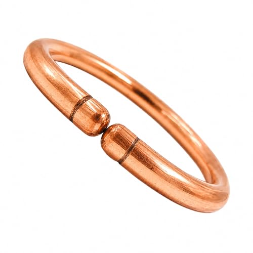 Image of SHINDE EXPORTS Heavy Pure Copper thick Bracelet Bangle Unisex Kada Solid Handmade Cuff for Men & Women