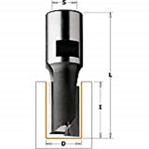Fraise électrofraiseuse CMT carbure robuste d12x45 s M12x1